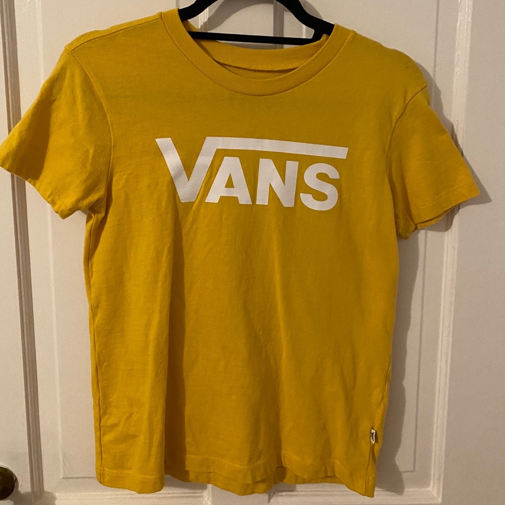 Mustard Yellow Vans T- Shirt.